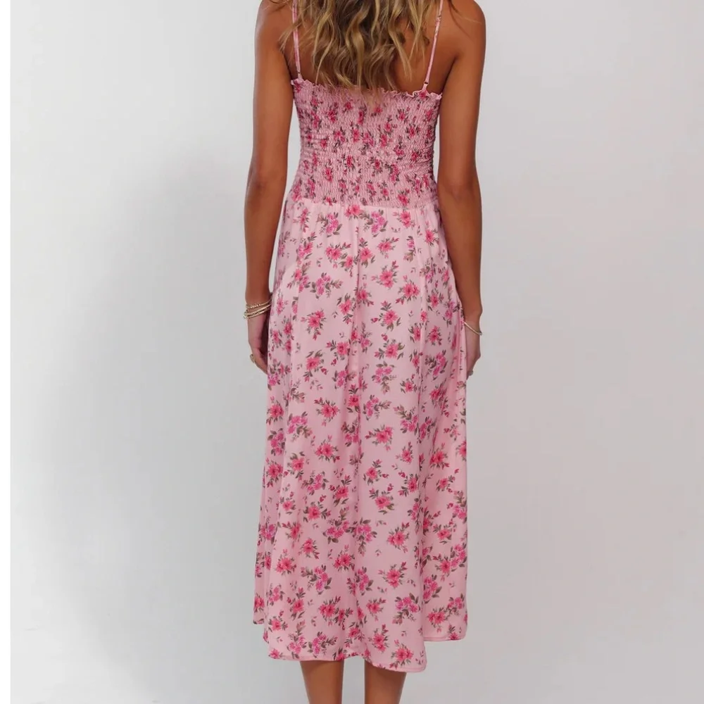 RESA Pastel Floral Smocked Dress - Picture 6 of 6